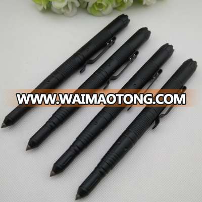 Amazon Ebay hot selling Tactical pen defense tungsten flashlight pen set free logo eacape pen