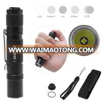 Boruit XP-L2 Flashlight AA Battery Torch